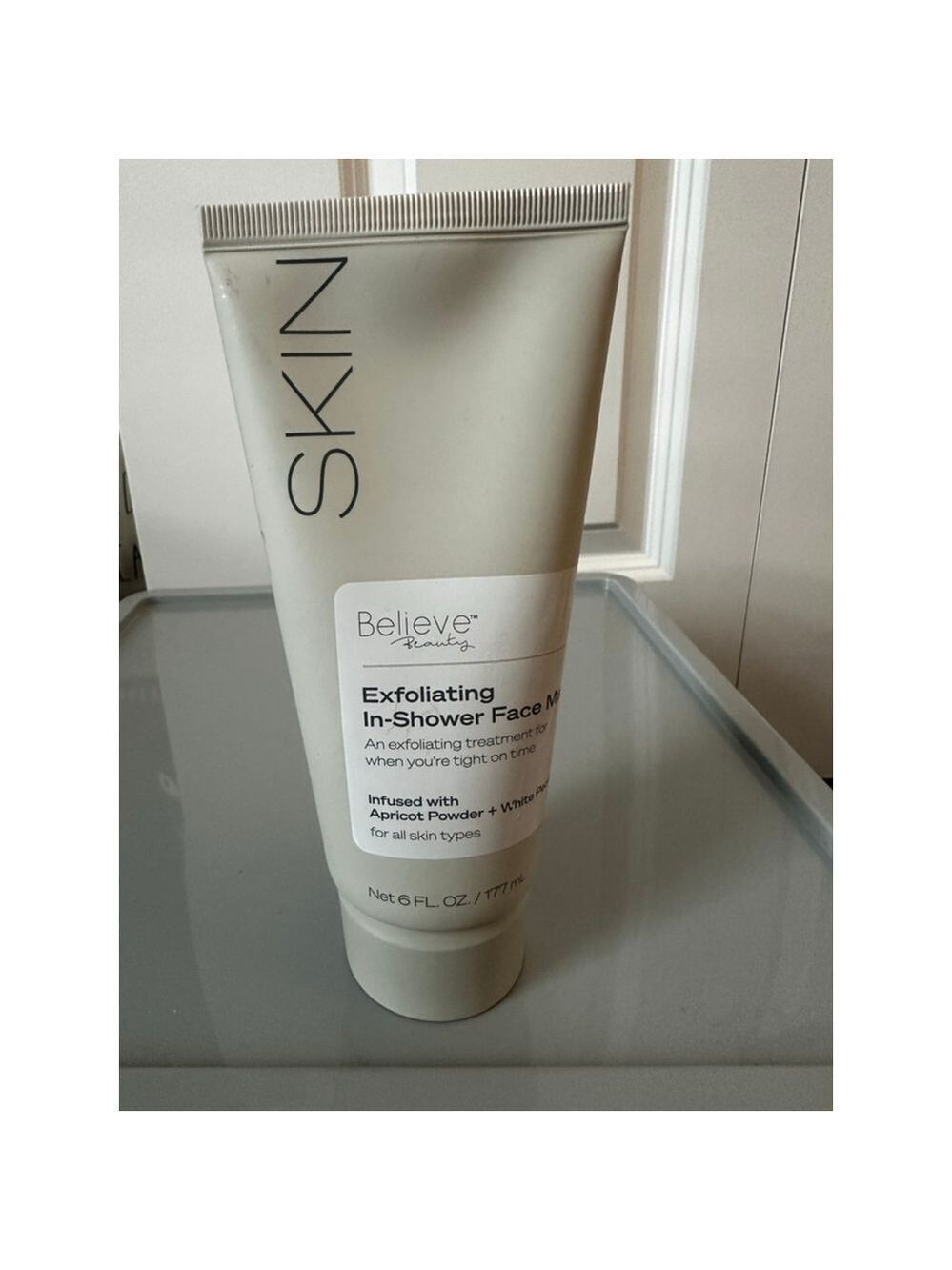 Believe Beauty Exfoliating In-Shower Face Mask One Size Beige